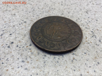 Крона Шайба Либерия 5$ долларов 2006 Чемпионат мира футбол - krona_shajba_liberija_5_dollarov_2006_chempionat_mira_po_futbolu_germanija_sport_120_mm_ves_65_gramm (3)