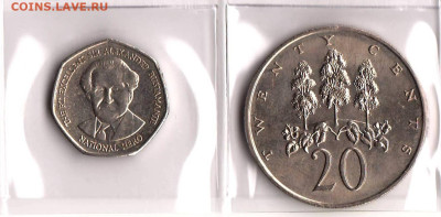 ЯМАЙКА 20 центов 1987 и 1 доллар 1996. До 21.02 (ВТ) - JA2.JPG