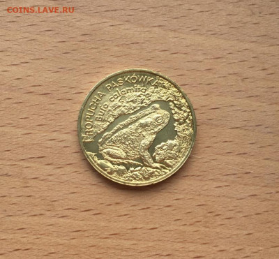 Польша 2 злотых 1998 Жаба фауна животные - polsha_2_zlotykh_1998_zhaba_fauna_zhivotnye (2)