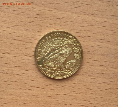Польша 2 злотых 1998 Жаба фауна животные - polsha_2_zlotykh_1998_zhaba_fauna_zhivotnye