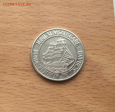 жетон медаль Корабль Парусник 750 лет Берлину - zheton_medal_korabl_parusnik_750_let_berlinu