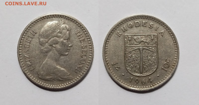 Родезия 1 шиллинг (10 центов) 1964 года - 21.02 - IMG_20230214_104211