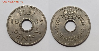 Фиджи 1 пенни 1965 г Елизавета II - 21.02 - IMG_20230214_105841
