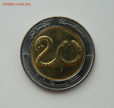 Алжир 20 динар 2018 г. (Фауна) БИМ С рубля! до 23.02.23 - DSCN8443.JPG