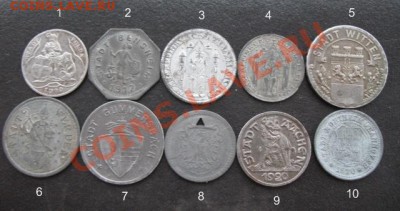 Нотгельды. разные страны и типы. - нот 10.12.11 а