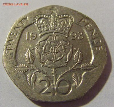 20 пенсов 1993 Великобритания №2 24.02.2023 22:00 МСК - CIMG4486.JPG