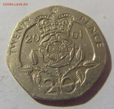 20 пенсов 2001 Великобритания №1 24.02.2023 22:00 МСК - CIMG4502.JPG