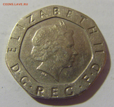 20 пенсов 2008 старый тип Великобритания №1 24.02.23 22:00 М - CIMG4524.JPG