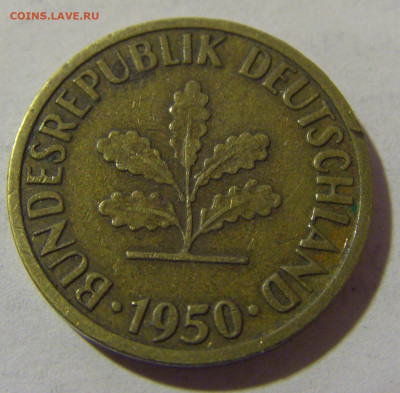 5 пфеннигов 1950 J ФРГ №1 24.02.23 22:00 М - CIMG4632.JPG