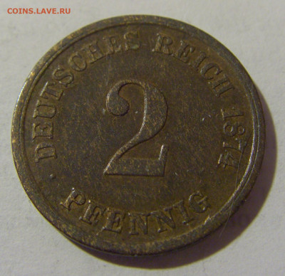 2 пфеннига 1874 G Германия №1 24.02.23 22:00 М - CIMG4662.JPG