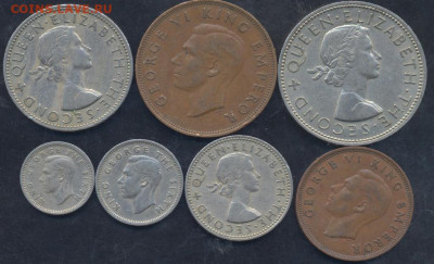 2 кроны 1941-65 г. 21 .02.203 г - Н.Зеландия 1