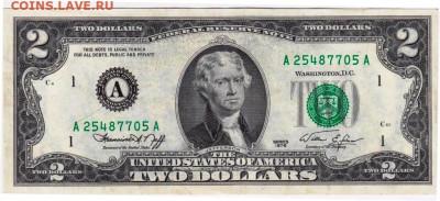 США 2 доллара 1976 г. до 25.02.23 г. в 23.00 - 048