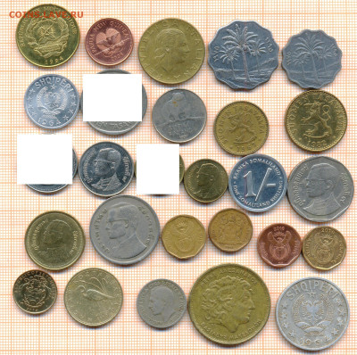 монеты разные 15 от 5 руб. фикс цена,до ухода в архив - лист 15а 001