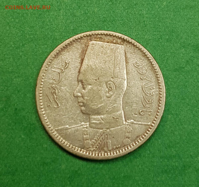 2 пиастры 1937 Фарук Еипет  до 22:00 по МСК 24.02.23 - 2 пиастры 1937 Фарук А 1