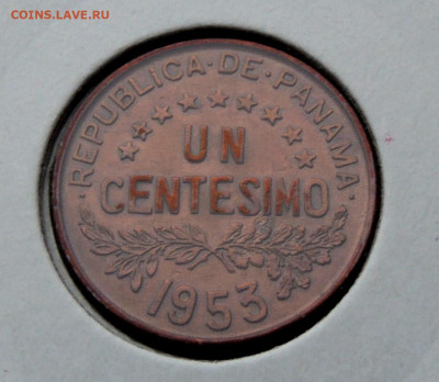 Панама 1 сентесимо 1953 (юбил.) до 27.02 - 50 лет независимости.JPG