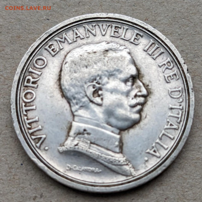 Италия 2 лиры 1915 1916 ФИКС  до 22-00 23.02 - PXL_20230218_074609901~2