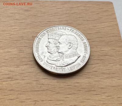 Саксония 2 марки 1909 Лейпцигский университет 500 лет XF - saksonija_2_marki_1909_lejpcigskij_universitet_500_let_xf_germanskaja_imperija_germanija_serebro (4)