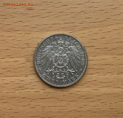 Саксония 2 марки 1909 Лейпцигский университет 500 лет XF - saksonija_2_marki_1909_lejpcigskij_universitet_500_let_xf_germanskaja_imperija_germanija_serebro (3)