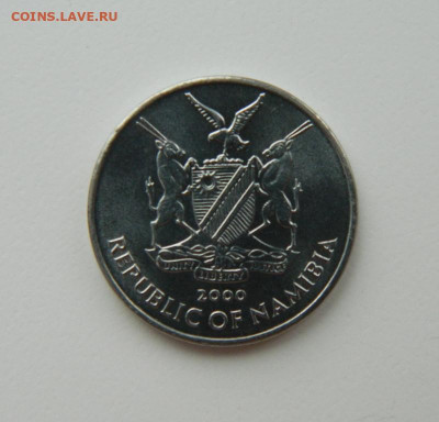 Намибия 5 центов 2000 г(Юбилейная)Фауна С рубля! до 27.02.23 - DSCN8558.JPG