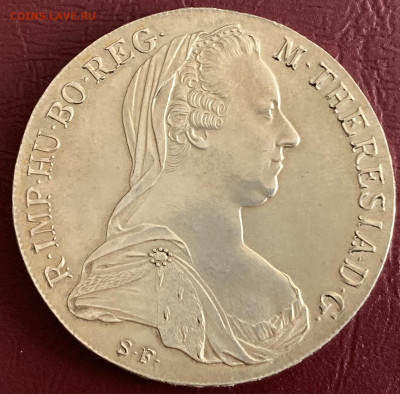 Талер Марии-Терезии 1780г.,с 200 руб.,до 24.02.23г.22:15 мск - 6CDC0A96-2AE4-40E9-8B89-2FB7B09D9D7C