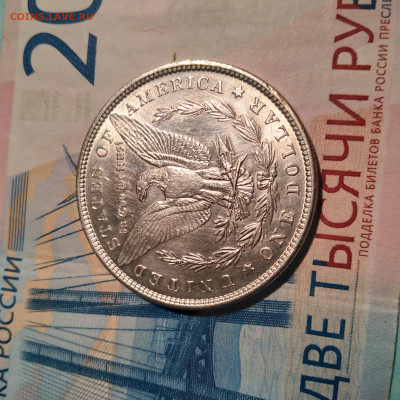 Морган 1881г.в блеске, one dollar, до 27.02.23г. 22:00 - 20230222_210221