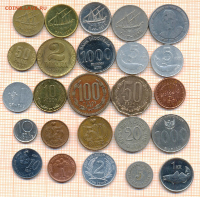 монеты разные 7А от 5 руб. фикс цена,до ухода в архив - лист 7второй 001
