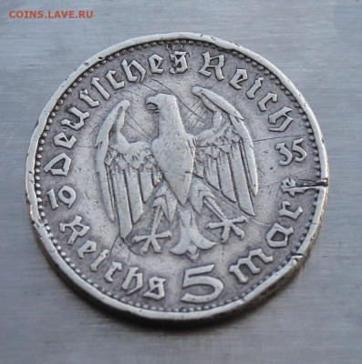 5 марок 1935 год Гаандербург - IMG_5149.JPG