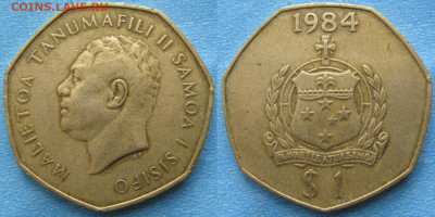 Независимое Государство Самоа - Самоа 1 доллар 1984    3729