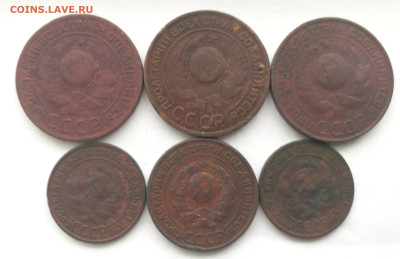 1,2,3 копейки  1924г (12 штук) с 200р до 05.03.2023г - 2а