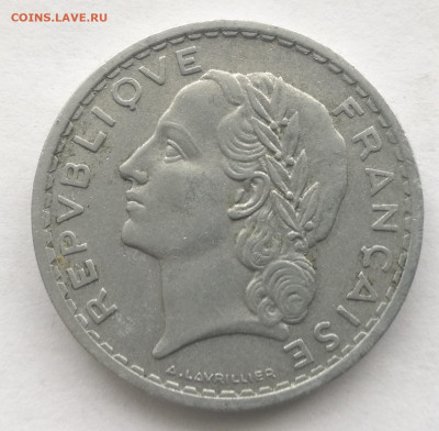 Франция 1,2,5 франков 1941-1949 (9 штук) с 1р до 05.03.23г - 3а