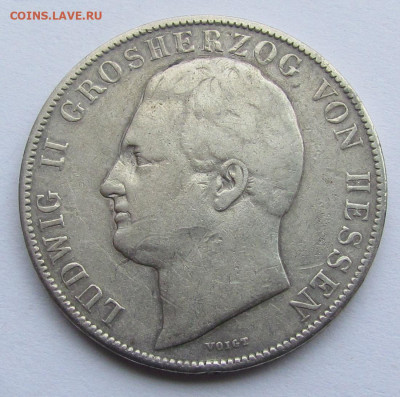 Германия Гессен Дармштадт Людвиг II 1 гульден 1840 года - IMG_2218.JPG