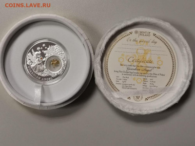 2 доллара 2014 Ниуэ Ангел хранитель, серебро, до 06.03 - ЯЯ Ангел-1