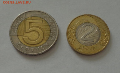 ПОЛЬША - 2 и 5 злотых (2 БИМа) до 7.03, 22.00 - Польша 2 и 5 зл. БИМ