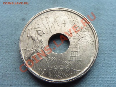ИСПАНИЯ 25 песет 1996г.ДОН КИХОТ  до 19.12.11 в 22-00 - MEMO0063.JPG