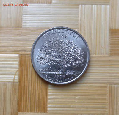 4 доллара 1999 г. Коннектикут. - P1060631.JPG