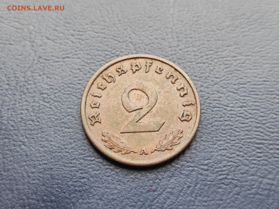 Германия - Третий рейх 2 рейхспфеннига, 1937 двор А - IMG_20230227_155905