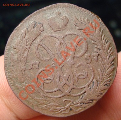 Копейка 1757 г. перечекан? - DSC02153.JPG