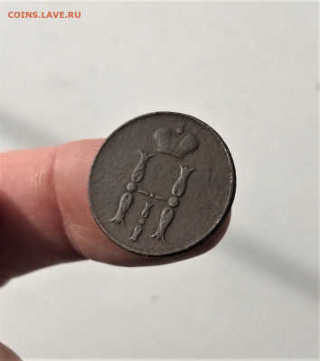 1 копейка 1851 г. ЕМ. Николай I. (А95) 5.03 22-30 - 4