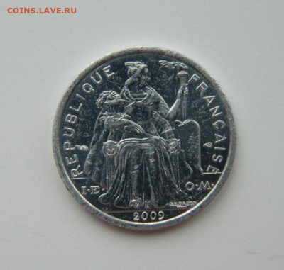 Франц. Полинезия 1 франк 2009 г.(Лодки) С рубля! до 08.03.23 - DSCN9242.JPG