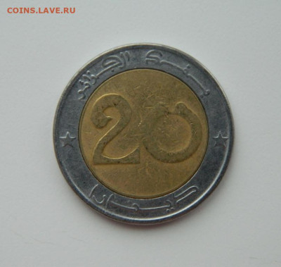 Алжир 20 динар 2004 г. (Фауна) БИМ С рубля! до 08.03.23 - DSCN9237.JPG