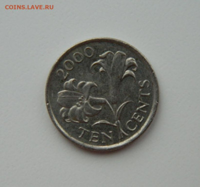 Бермудские острова 10 центов 2000 г. С рубля! до 08.02.23 - DSCN9282.JPG