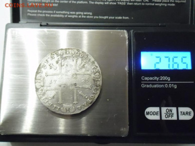 Рубль 1725 года до 5.03 - р 1725 10