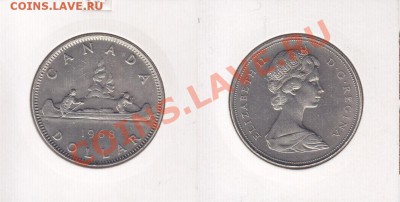 Канада 1$ 1968 (в холдере). Каноэ. До 18.12.11 22:00 - 1