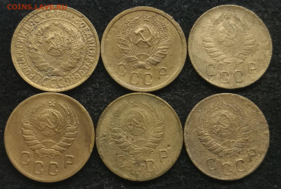 2 копейки 1926-1957г.(26 штук разные) с 200р до 12.03.23г - 3а