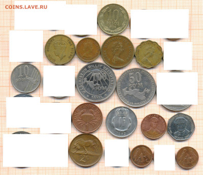 монеты разные 13А от 5 руб. фикс цена, до ухода в архив - лист 13второй 001