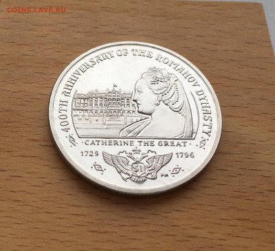 Крона Британские Виргинские острова 1 доллар Екатерина II - IMG_5512.JPG