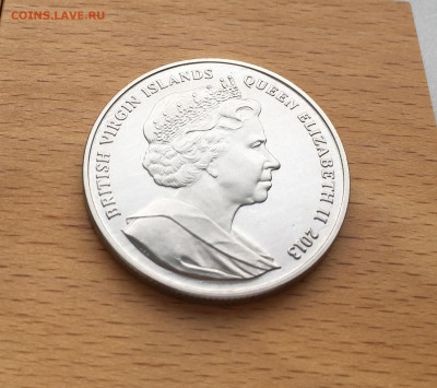 Крона Британские Виргинские острова 1 доллар 2013 Николай II - IMG_5554.JPG