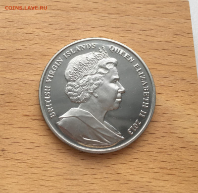 Крона Британские Виргинские острова 1 доллар 2013 Николай II - IMG_5553.JPG