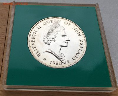 Крона Шайба Новая Зеландия 1 доллар 1980 Веерохвостка - IMG_5684.JPG