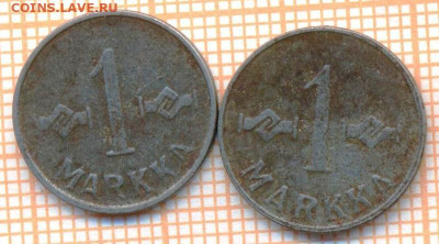 Финляндия 1 марка 1952,1953 г., до15.03.2023 г. в 22.00 по М - финлянд 1 марк